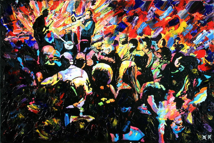 Яркие и динамичные полотна Джона Брамблитта (John Bramblitt)