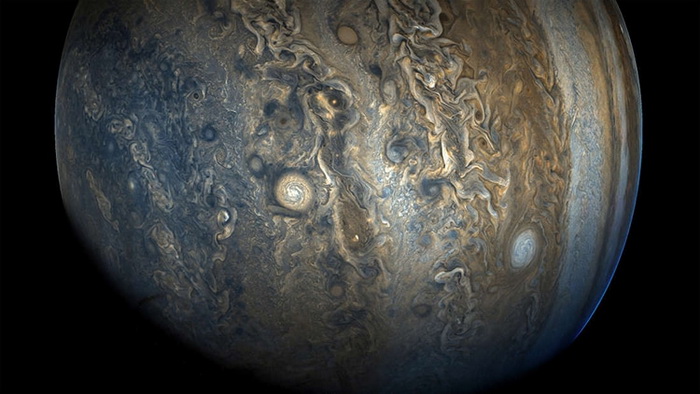 Южное полушарие Юпитера.