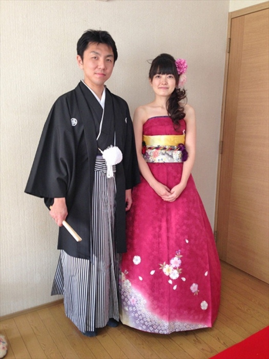 Свадебное платье-трансформер из традиционного кимоно