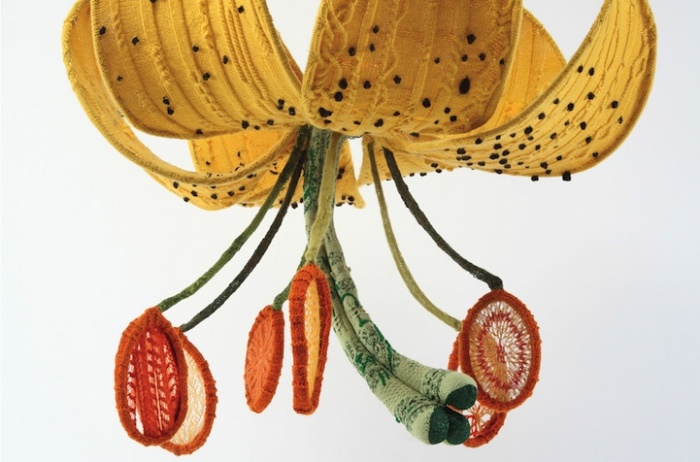 Лилии амигуруми. Схема вязания крючком.
