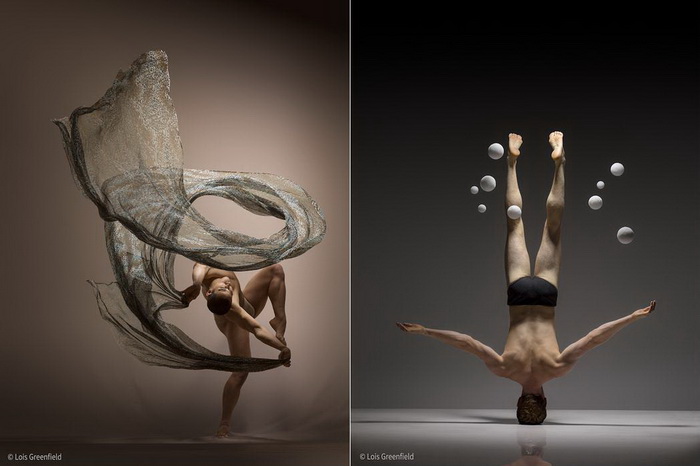 Динамические фотографии танцоров от Луи Гринфилд