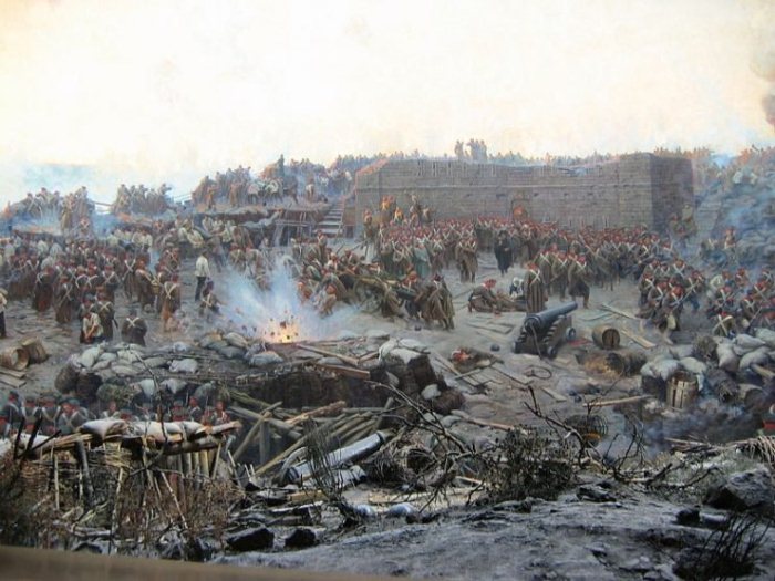 Осада Севастополя. Франц Рубо, 1904 г.