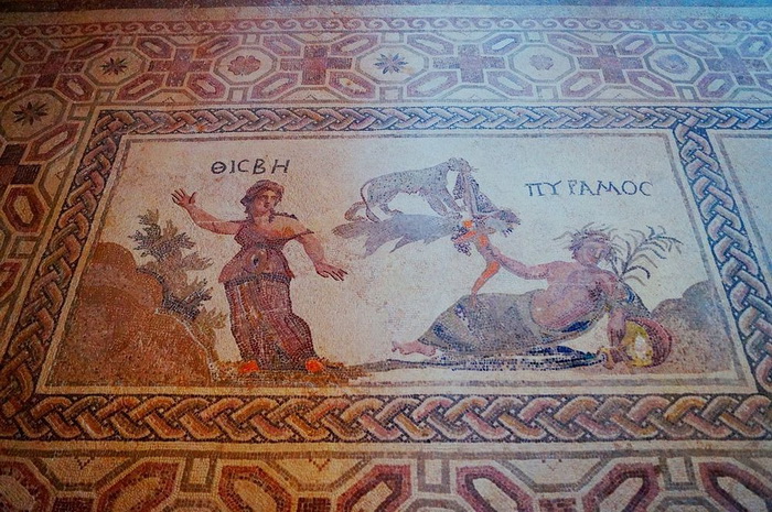 Античные мозаики в городе Пафос