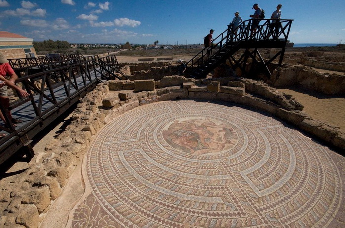 Античные мозаики в городе Пафос
