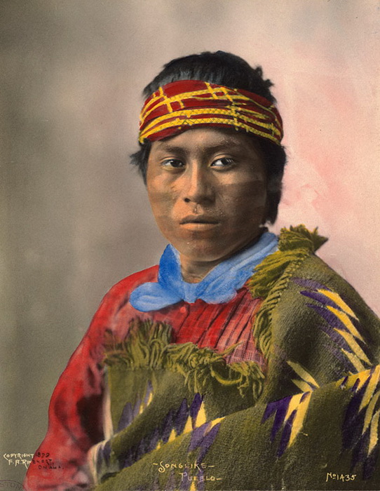 Мужчина из Пуэбло, 1899, фотограф Rinehart