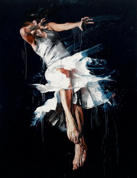 Танцовщицы на картинах Саймона Бирча (Simon Birch)