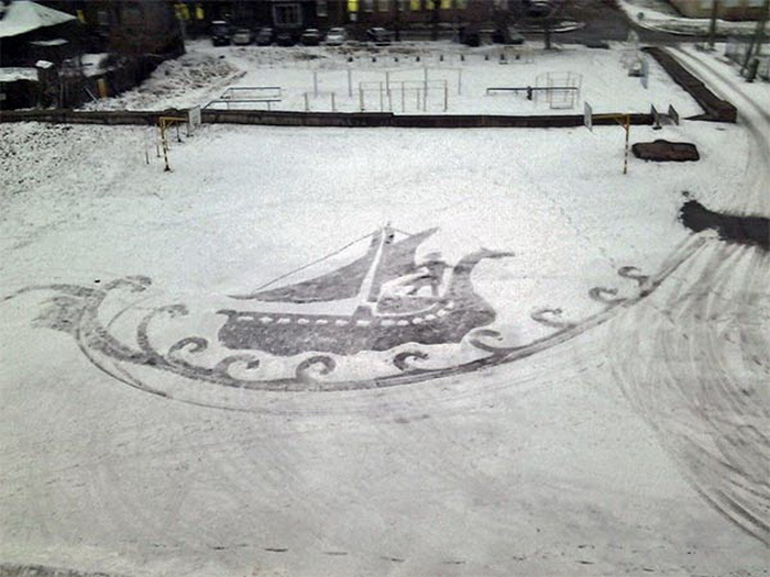 Съедобные «рисунки» на снегу приготовят для животных в Москве с 18 января по 4 февраля