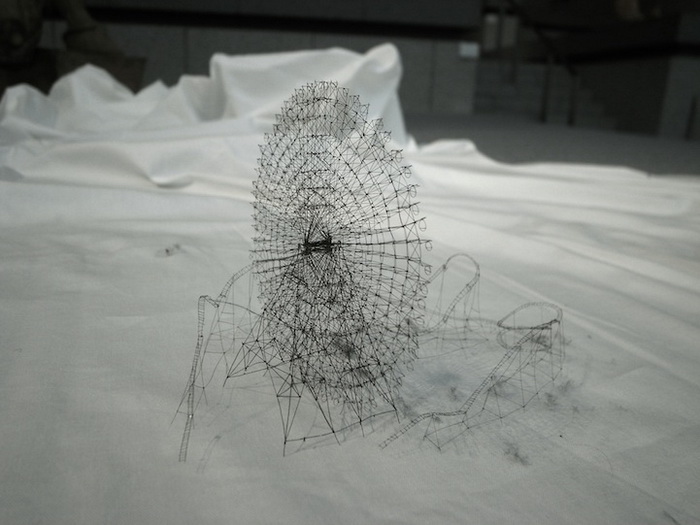 Скульптуры из ниток от японского художника Takahiro Iwasaki