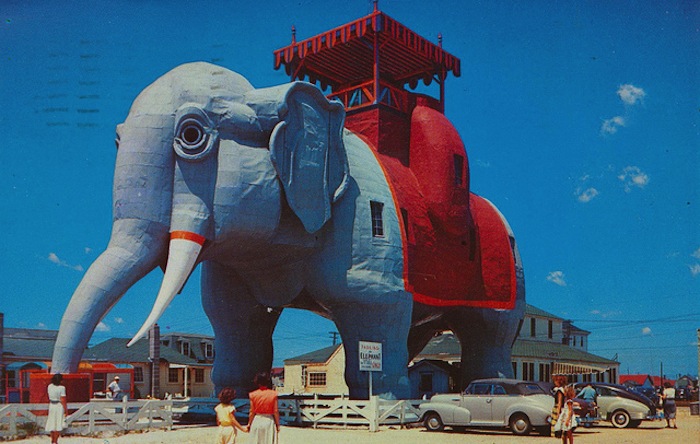 Отель-Слон, Атлантик-Сити, Нью-Джерси, 1956 год