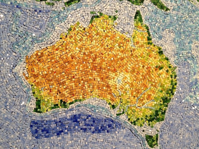 Австралия: фрагмент мозаики Jewel of the Universe