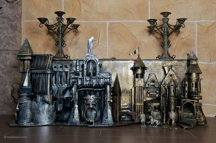 Замок Монтекки и Капулетти, часть композиции Cogito Ergo Sum, работа для частного музея, 2011-2012 гг. По мотивам картин Джеймса Кристенсена.