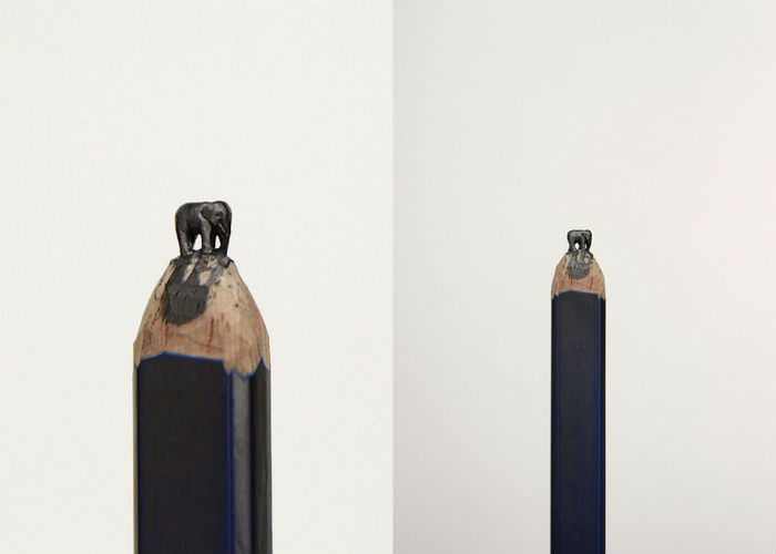 Потрясающие скульптуры животных и птиц на кончике карандаша
