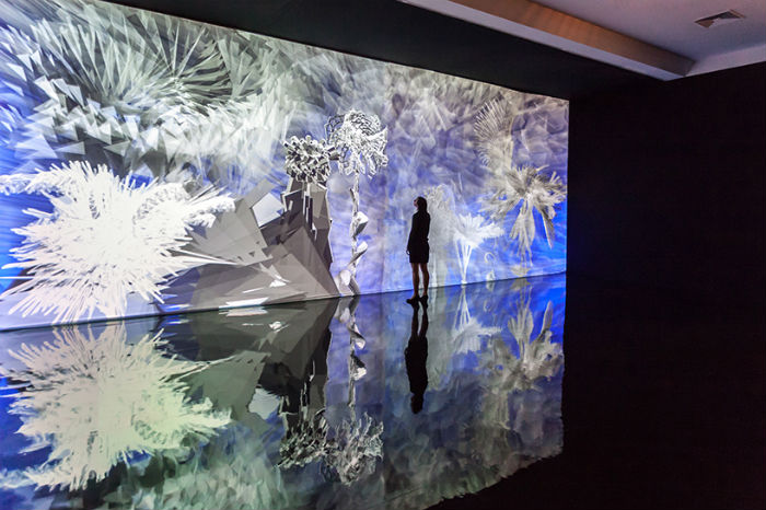  Установка демонстрируется в  рамках выставки художника Artificial paradises 2014 («Искусственный рай 2014»)
