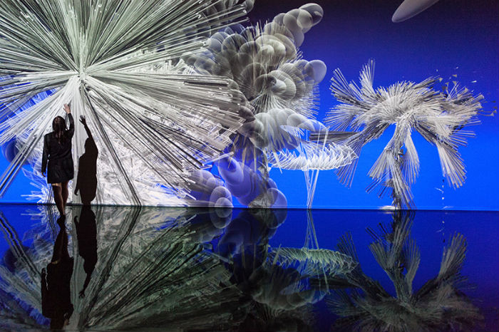 Одна из последних интерактивных инсталляций Мигеля Шевалье представлена во Франции