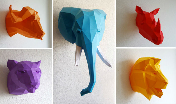 Оригами животные для детей, чтобы собрать задание