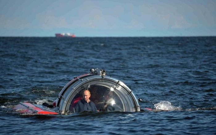Путин на подводной лодке