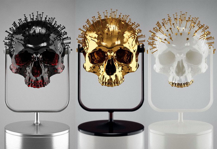 проект «Skull-ptures» от скульптора Hedi Xandt