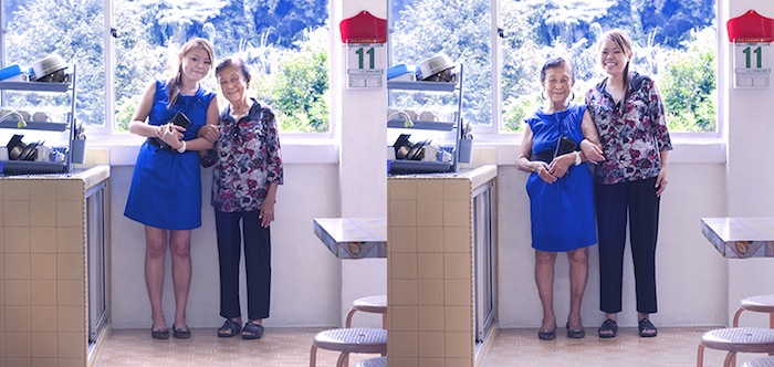 Бабушка и внучка из Китая