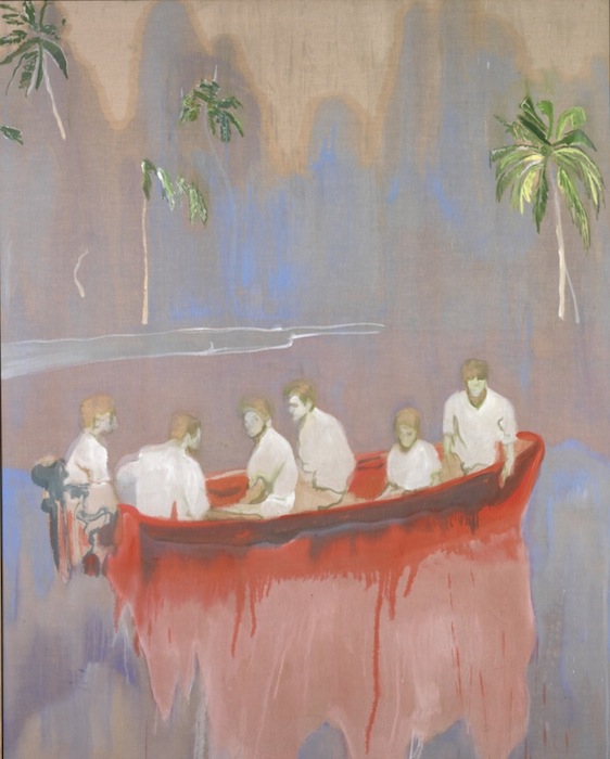 «Фигуры в красной лодке» (Figures in Red Boat)