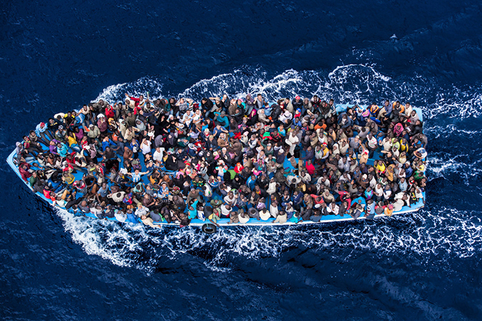 Фотограф Массимо Sestini, Средиземное море, июнь 2014 года.