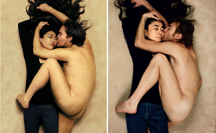 Сандро Миллер, Энни Лейбовиц / Джон Леннон и Йоко Оно (1980 год), 2014 год.