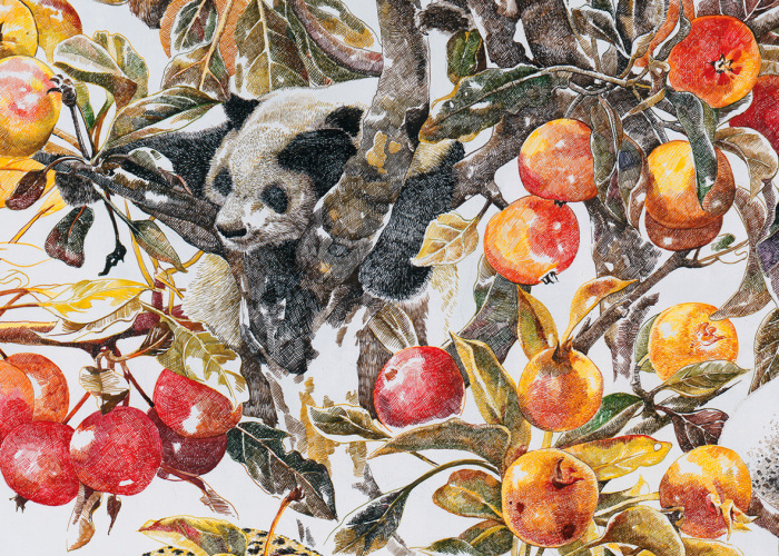 Опьяненный осенью - работа китайского художника Zhao Na.