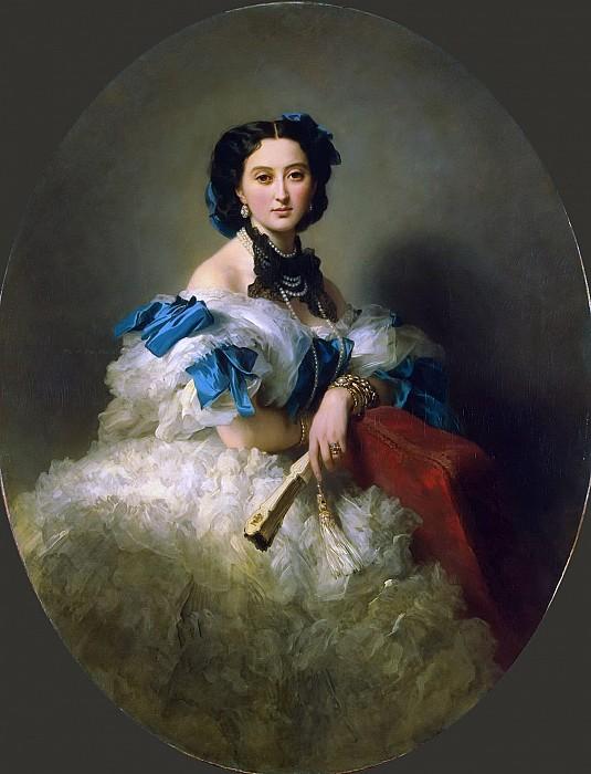 Портрет графини Варвары Алексеевны Мусиной-Пушкиной. 1857 год.