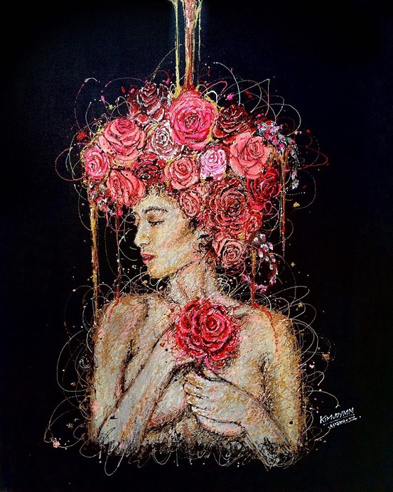 Девушка с розами. | Фото: e-w-e.ru.