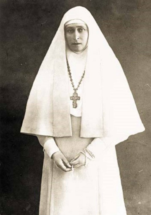 Монахиня Елизавета Федоровна, 1918 год. | Фото: fiveminutehistory.com.