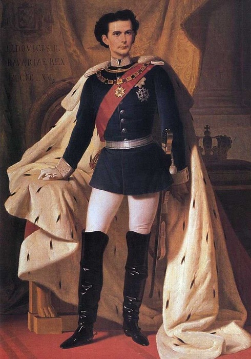 Коронационный портрет Людвига II Баварского. | Фото: upyourpic.org.
