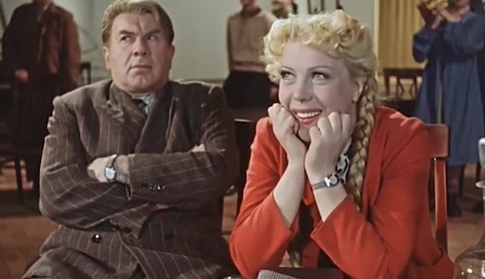 Тамара Носова в роли секретарши Тоси в «Карнавальной ночи» (1956). | Фото: pimg.mycdn.me.