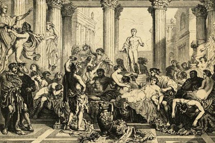 В Древнем Риме оргии устраивали специально нанятые люди.