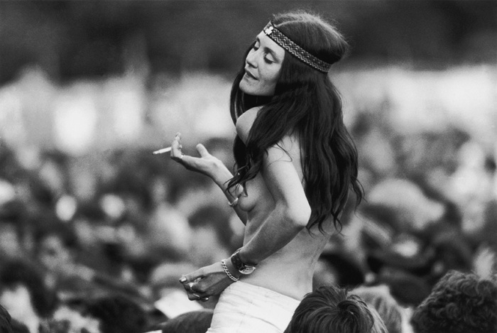 Участница рок-фестиваля Woodstock Music & Art Fair.