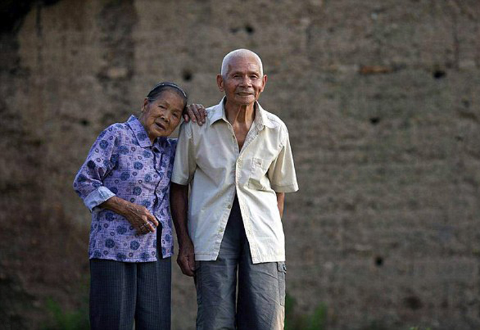 Басао и Кишоу Вей, 96 лет вместе.