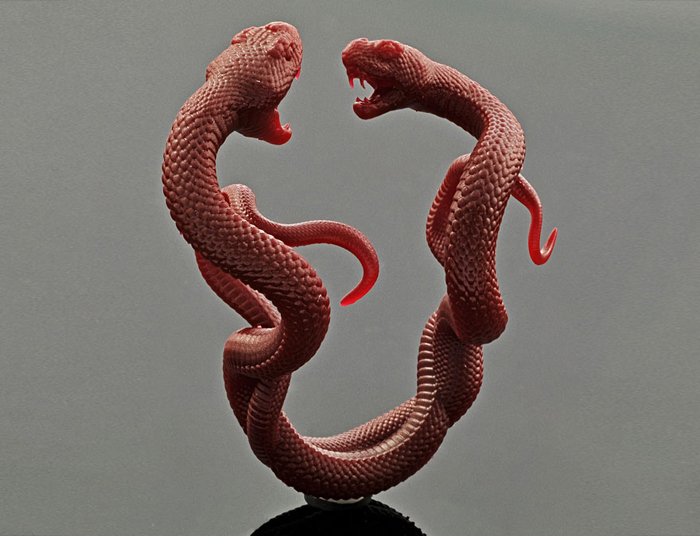 Миниатюрная статуэтка, напечатанная на 3D-принтере.