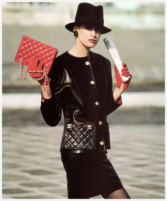 Карл Лагерфельд для Chanel, 1987. |whatgoesaroundnyc.com. 