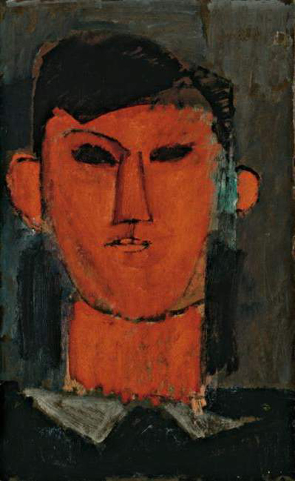 Портрет Пабло Пикассо, 1915 г. Автор: Amedeo Modigliani.