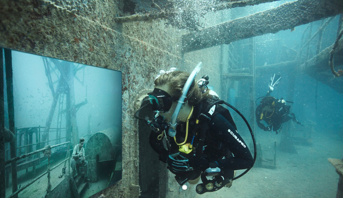 Подводная выставка Андреаса Франке.