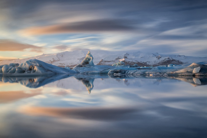 Ледяной пейзаж в объективе Эреза Марома.
