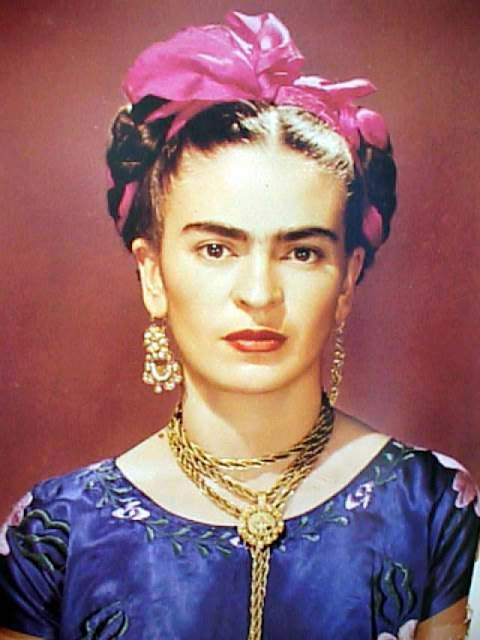 Цветные фотографии Фриды Кало.