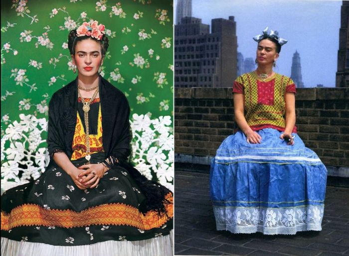 Цветные фотографии Фриды Кало.