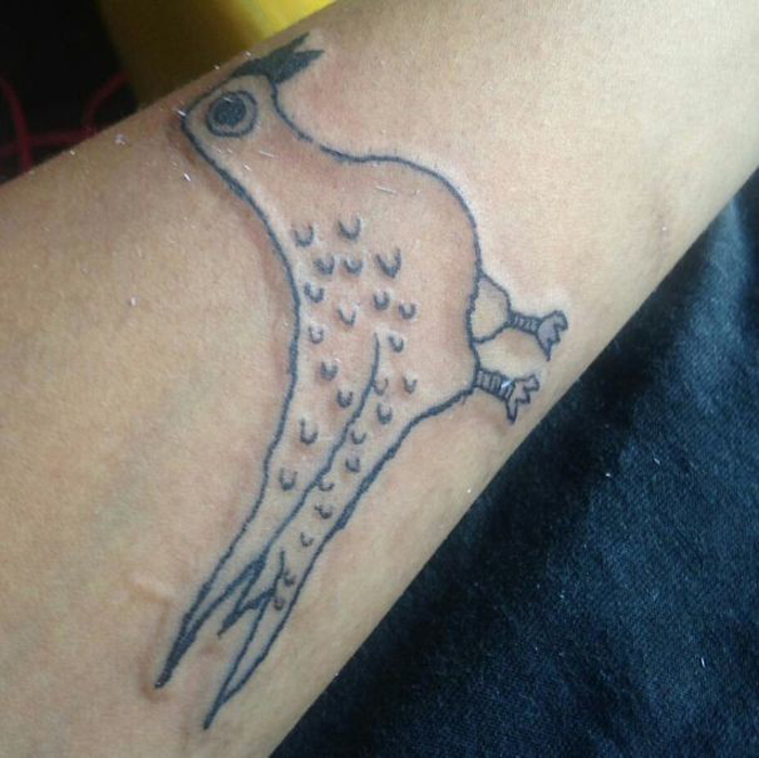 Лена Летучая сделала себе магическую татуировку от вранья и прелюбодеяния - slep-kostroma.ru