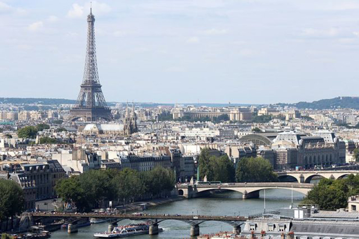 Панорама Парижа.