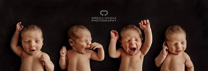 Новорожденные малыши в объективе Ребекки Колефакс.