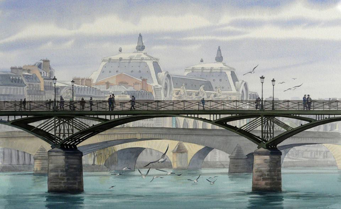Мост искусств.  Автор: Thierry Duval.