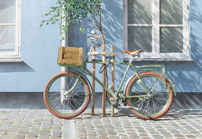 Велосипед в Копенгагене. Автор: Thierry Duval.