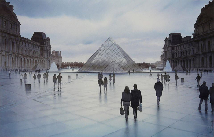 Пирамида в Лувре. Автор: Thierry Duval.