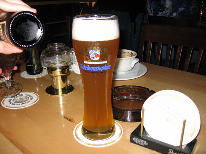Пиво Weihenstephan.
