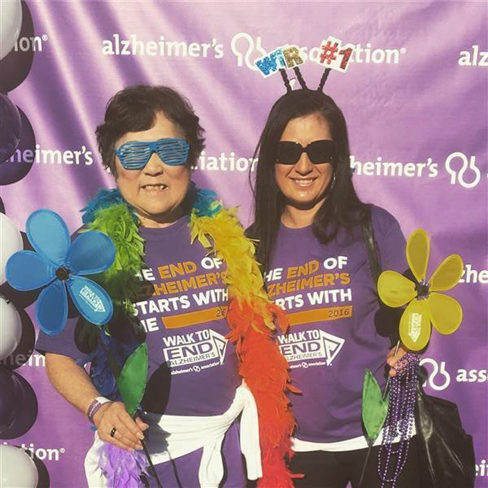 Кристина и ее мама выступают вместе, чтобы привлечь внимание к болезни Альцгеймера.