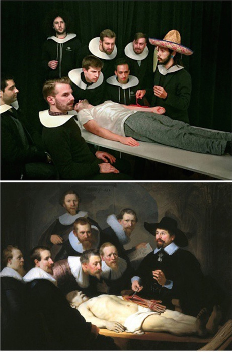 The Anatomy Lesson of Dr. Nicolaes Tulp, Rembrandt, около 1632.
